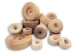 Treaded Wooden Wheels