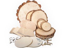 Wood Blanks, Live Edge, MDF Rounds
