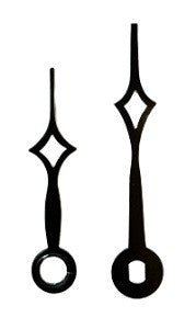 1-13/16" Black Fancy Clock Hands - Clock Parts | Pendulums & Bobs - Bear Woods Supply