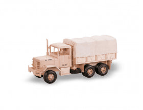 2-1/2 Ton Military Truck 19" (Woodworking Pattern) - Wood Craft | Toys & Joys Patterns - Bear Woods Supply