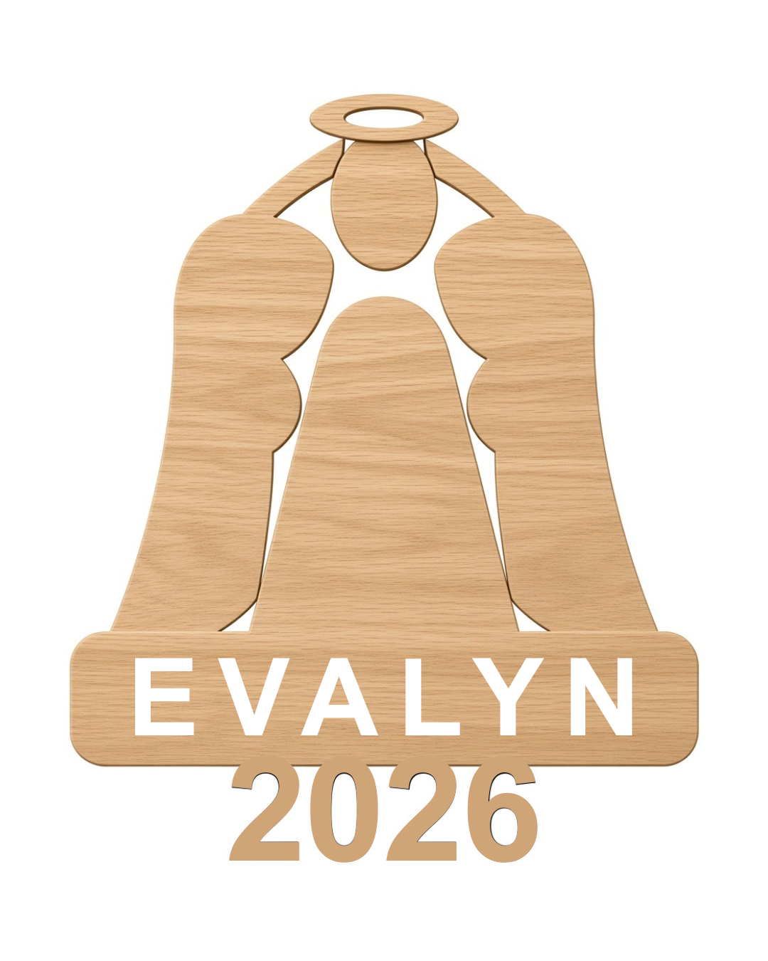 Personalized Angel Scroll Saw Ornament Pattern – PDF (Copy)