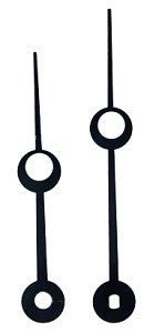 3-1/2" Black Dot Clock Hands - Clock Parts | Pendulums & Bobs - Bear Woods Supply