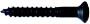 8x1-1/4Blk RH Slotted Knobscrew (DISCONTINUED) Pkg/100 - Hang & Hardware | Decorative Round Screws - Bear Woods Supply