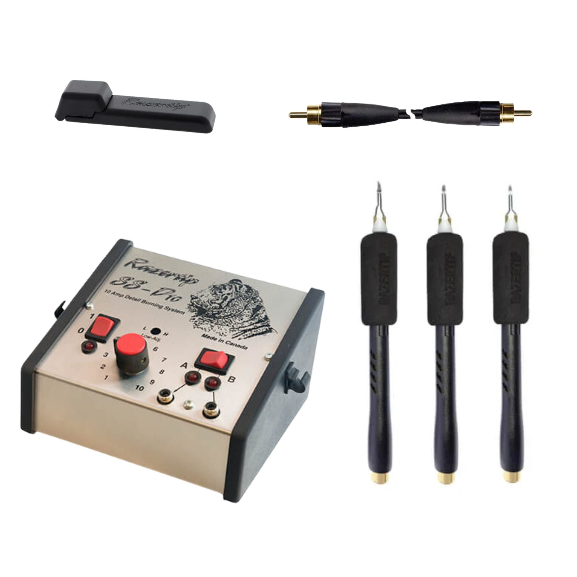 SS-D10 Burner - Fine Detail Starter Kit - Razertip Wood Burning