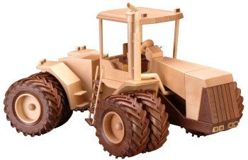 Articulated Tractor 19" (Woodworking Pattern) - Wood Craft | Toys & Joys Patterns - Bear Woods Supply