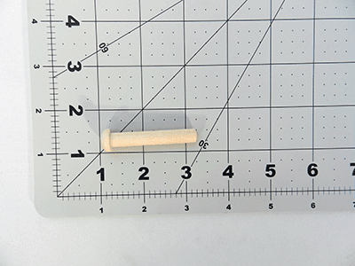 Axle Peg For 3/8" Wheel Hole (1.9" tenon) - Per 25 - Wood Craft | Toy Wheels - Bear Woods Supply