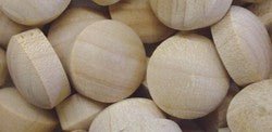 BEECH - Round Head Wood Plugs with Tapered Sides (5/8" Diameter) - Per 5000 Wood Plugs - Wood Parts | Hole Plugs & Buttons - Bear Woods Supply