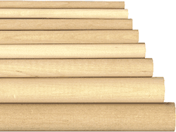Birch Dowels 5/8 x 4" (Per Piece) - Wood Parts | Dowel Rods - Bear Woods Supply
