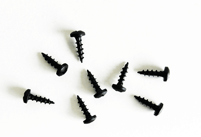Black Roundhead Screws, 6 by 1/2" (Use with HW-542) (Per 100 screws) - Hang & Hardware | Decorative Round Screws - Bear Woods Supply