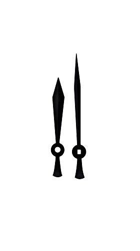 Clock Hands 3-5/8" for sale Black (For up to 9" Dial diameter) - Clock Parts | Clock Dials & Faces - Bear Woods Supply