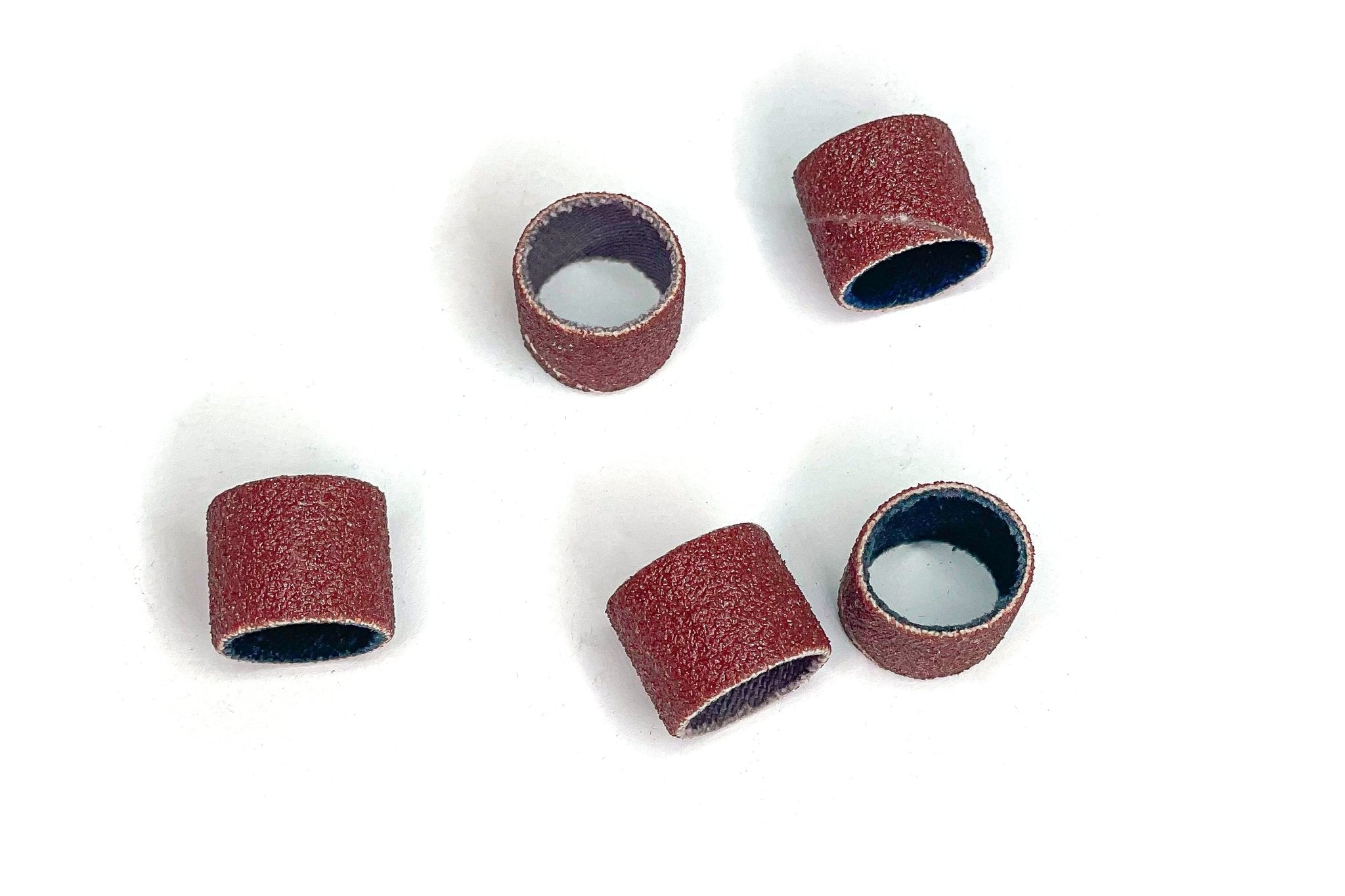 Course Grit 1/2" Rotary Abrasive Bands (Per 25) - Power Carving | Rotary Tools & Starter Kits - Bear Woods Supply