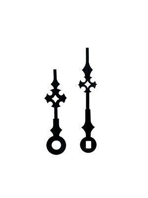 FREE Clock Hands 2-1/16", Black Style - Clock Parts | Pendulums & Bobs - Bear Woods Supply