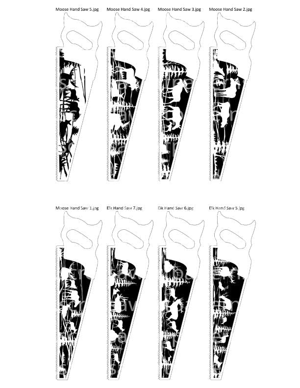 Hand Saw Package - 27 Scroll Saw Hand Saws By Jason Henry - Scroll Saw | Scroll Saw Patterns - Bear Woods Supply
