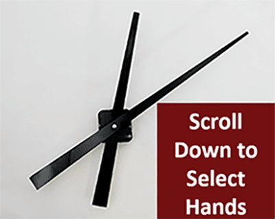 High Torque Movement - C Cell (Up to 5/8" Dial Thickness) - Clock Parts | Clock Dials & Faces - Bear Woods Supply