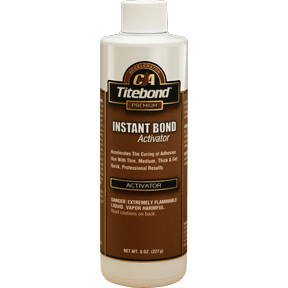 Instant Bond Activator - Shop & Safety | Wood Glue & Adhesives - Bear Woods Supply