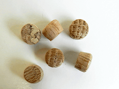 Oak Round Head (RH) Wood Plugs with Tapered Sides (3/8" Diameter) - Per Bag of 100 Wood Plugs CLOSEOUT - Shop & Safety | Universal Wood Finish - Bear Woods Supply