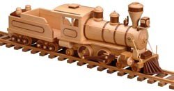 Old 99 Locomotive and Tender Woodworking Pattern (Approx. 28") - Wood Craft | Toys & Joys Patterns - Bear Woods Supply