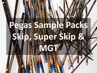 Pegas Scroll Saw Blades Sample Pack - Skip and MGT - Scroll Saw | Scroll Saw Blades - Bear Woods Supply