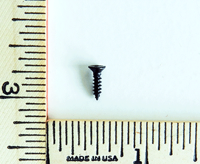 Phillips Flathead (FH) 3 by 3/8" (9.5 mm) Black Screws (Per 100 Screws) - Hang & Hardware | Flat Head Screws - Bear Woods Supply