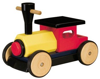Ride-On Locomotive 18" (Woodworking Plan) - Wood Craft | Toys & Joys Patterns - Bear Woods Supply