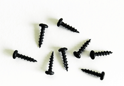 Roundhead Black Hinge Screws 6 by 5/8" (Use with HW-541 Hinge) (Per 100 screws) - Hang & Hardware | Decorative Round Screws - Bear Woods Supply