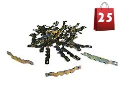Sawtooth Picture Hangers 1.68" by 0.28" (25 Pack) - Hang & Hardware | Mounting Nails - Bear Woods Supply
