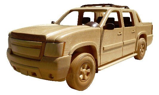 The Avalanche Wooden Truck Pattern (19") - Wood Craft | Toys & Joys Patterns - Bear Woods Supply