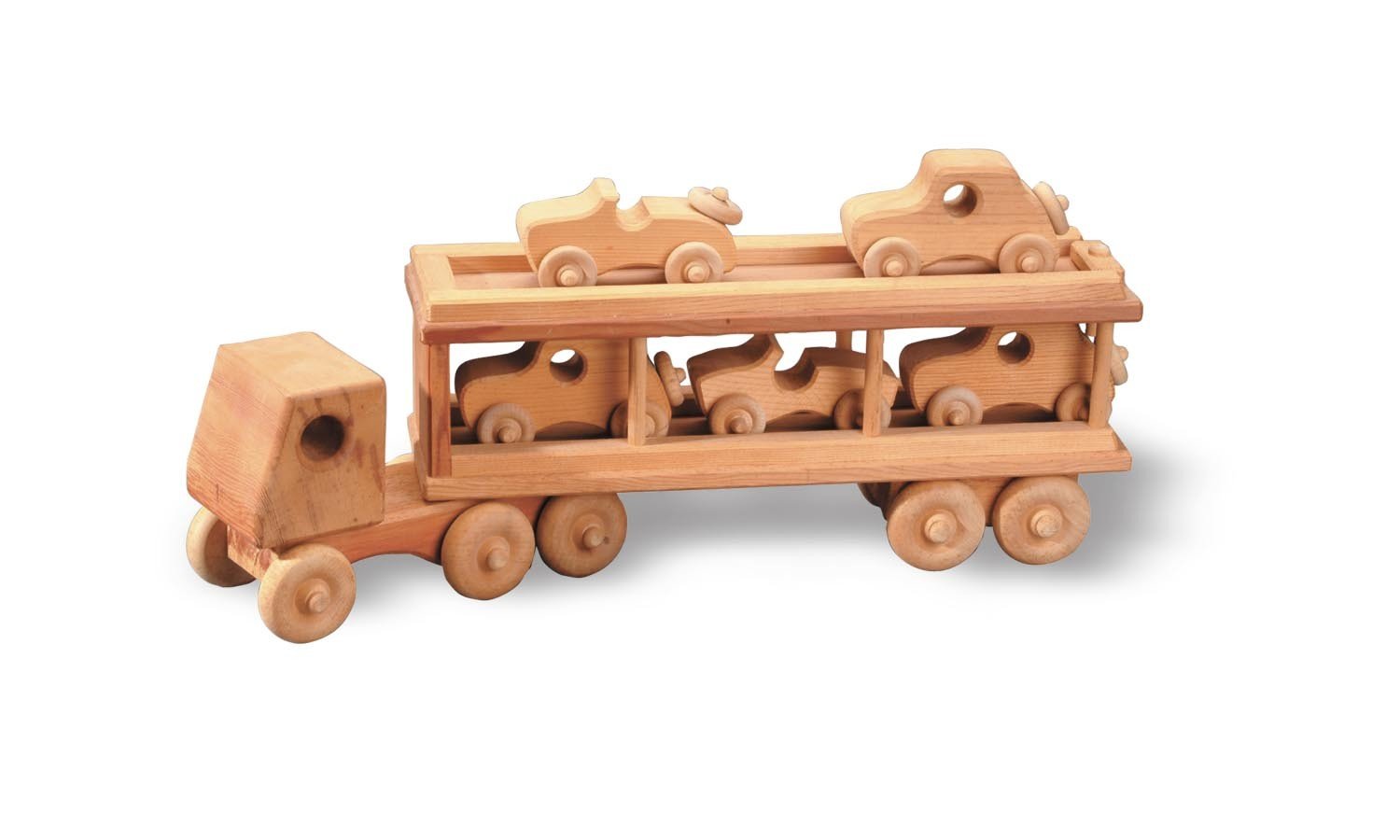 The Car Hauler (Woodworking Plan) - Wood Craft | Toys & Joys Patterns - Bear Woods Supply