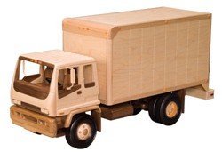 The Delivery Truck Woodworking Pattern (Approx. 17") - Wood Craft | Toys & Joys Patterns - Bear Woods Supply