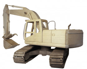 The New Excavator 22" (Woodworking Pattern) - Wood Craft | Toys & Joys Patterns - Bear Woods Supply