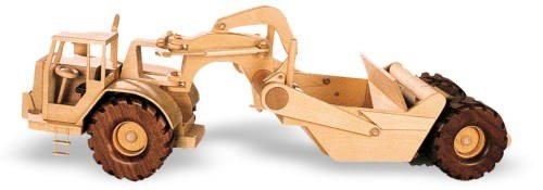 The Scraper 24" (Woodworking Plan) - Wood Craft | Toys & Joys Patterns - Bear Woods Supply