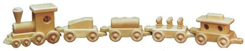 The 'TJ Choo Choo' Woodworking Plan (Approx. 40") - Wood Craft | Toys & Joys Patterns - Bear Woods Supply
