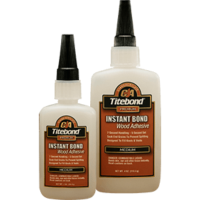 Titebond Instant Bond Wood Adhesive - Shop & Safety | Wood Glue & Adhesives - Bear Woods Supply