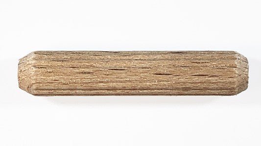 Wood Fluted Dowel Pins 1/4" Diameter (Price Per 100) - Wood Parts | Dowel Pins - Bear Woods Supply