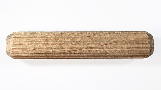 Wood Fluted Dowel Pins 3/8" by 2" (Per 100 Dowel Pins) - Wood Parts | Dowel Pins - Bear Woods Supply
