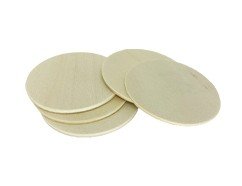 Wooden Disc 3" x 1/8" (Each) - Wood Craft | Hardwood Discs - Bear Woods Supply