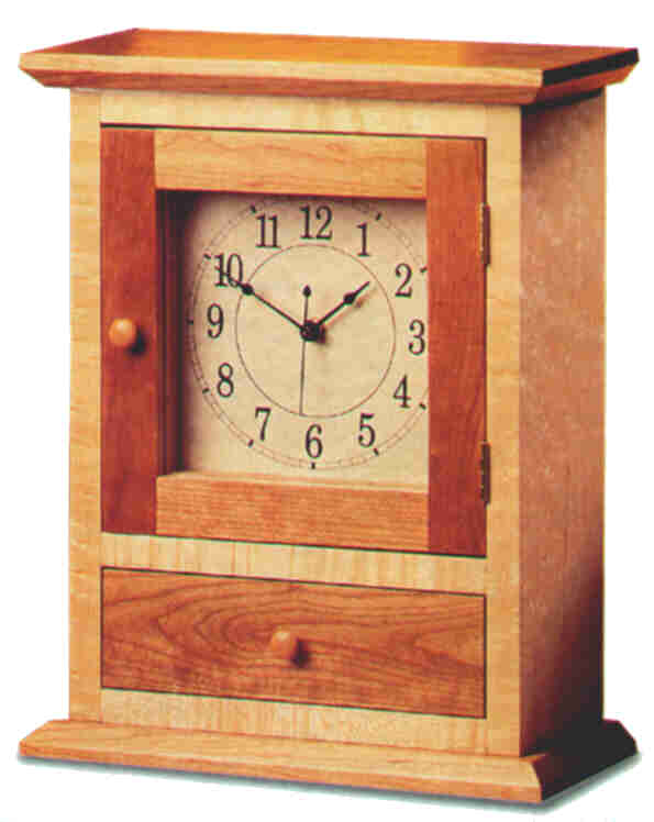 Stickley Mantle Clock, Woodworking Project