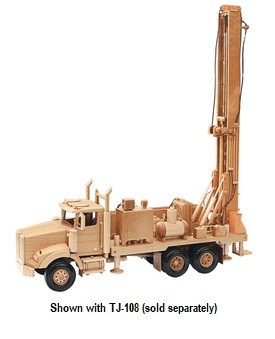 Water Well Drilling And Rotary Drilling Trailer Mounted Drill Rig