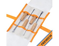 4-piece fishtail carving set