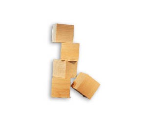 Small Wood Blocks, .5 Inch Wood Cubes, Blank Blocks, Unfinished