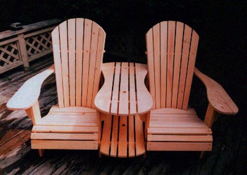 Adirondack Settee Kit Plan - Downloadable