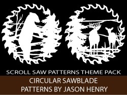 Circular Saw Blades Scroll Saw Patterns by Jason Henry