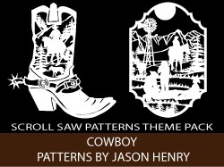 Cowboy Theme Scroll Saw Patterns by Jason Henry