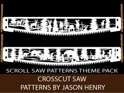 Crosscut Saw Scroll Saw Patterns by Jason Henry
