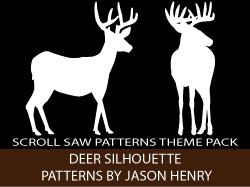 Deer Silhouettes Scroll Saw Patterns by Jason Henry