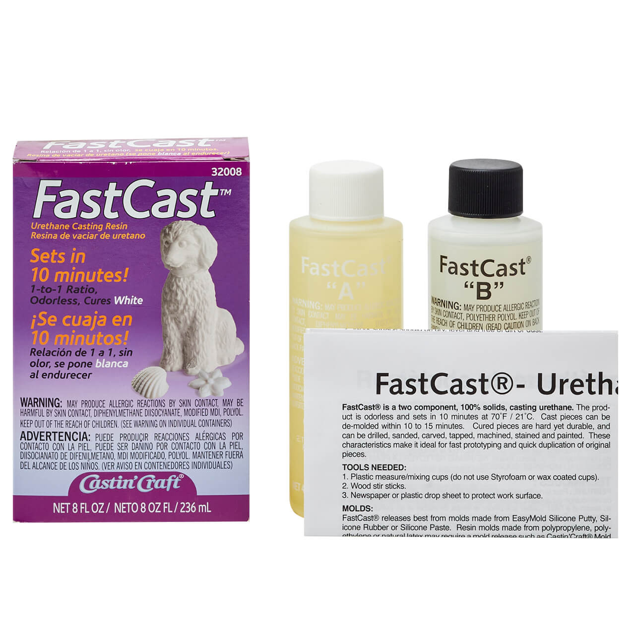 FastCast quick dying urethane casting resin
