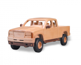 Extended pickup truck woodworking pattern | Bear Woods Supply