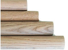 Wooden Dowel Rods 3/8 inch Thick, Multiple Lengths Available