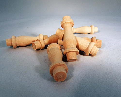 Maple Gallery Spindles 2 inch | Bear Woods Supply
