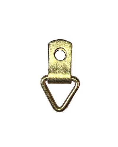 D-Ring Wire Hangers Brass Plated (Use #6 Screws) Per 100 Wire Hangers